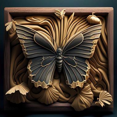 3D модель Papilio demodocus (STL)